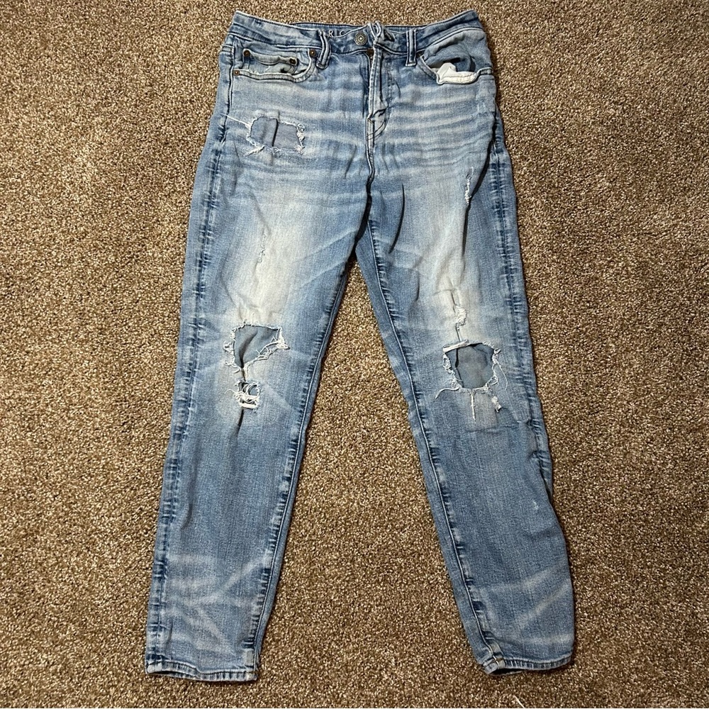 American Eagle Outfitters Distressed Airflex+ Denim Jeans